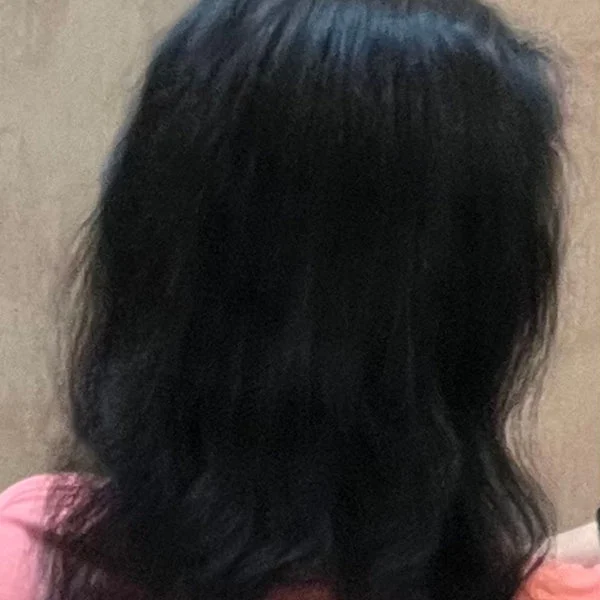 Hair before using Luxury Keratin Care Hair Spa