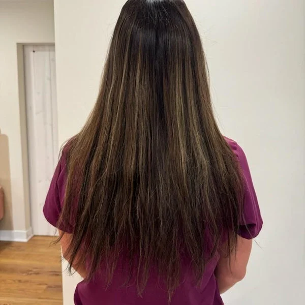 Hair before using Luxury Keratin Care Hair Spa