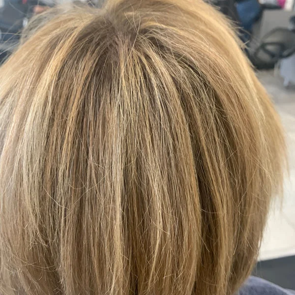 Hair after using Luxury pH Balance Shampoo